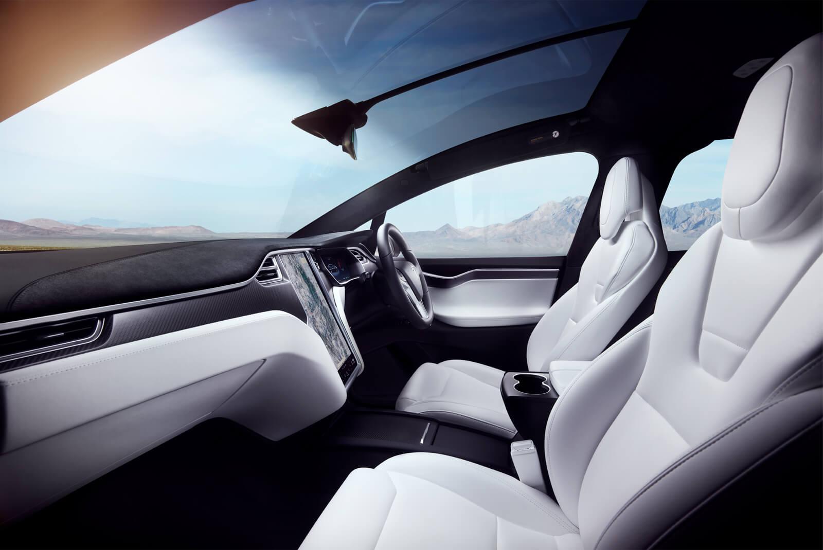 Tesla model deals x interior price